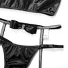 Women's Sexy And Fashionable  Strap Bow Three Piece Lingerie Set