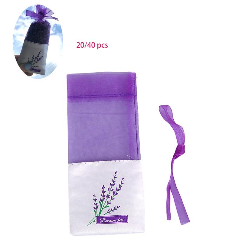 Elegant Lavender Fragrance Bag In Purple Floral Sachet Bag For Storage And Decoration