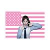 Fan Tapestry Pink American Flag Portrait Wall Hanging Polyester 2D Flat KPOP Idol Wall Decor for Bedroom Dorm