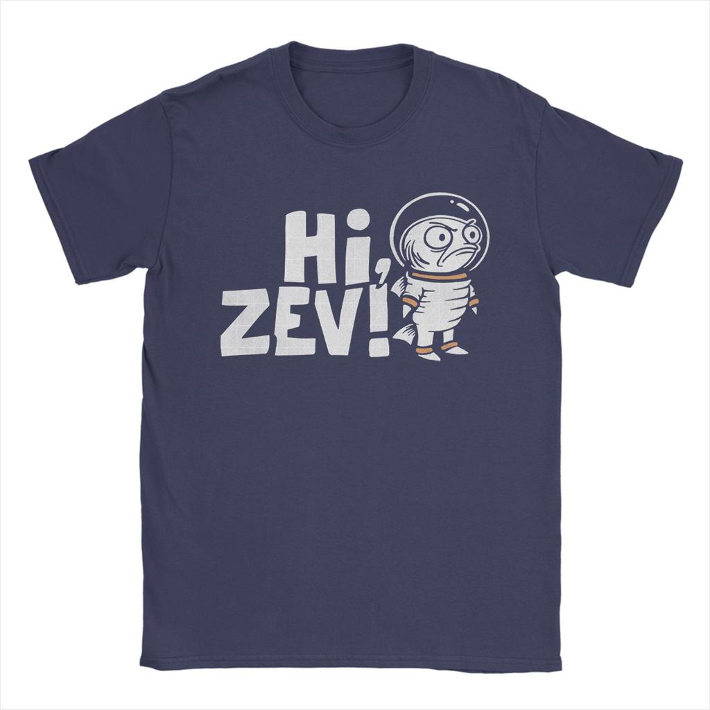 Novelty Dungeon Crawler Carl Hi Zev TShirt Men Crewneck Pure Cotton T Shirt  Short Sleeve Tees Gift Idea Clothing