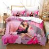 Vilmei Themed 3PCS Bedding Set Vivid Art Print Cozy Microfiber Bedding Kit For All Season Use