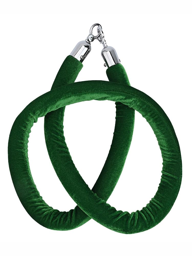 Stylish 5ft Velvet Rope Crowd Control Barrier Burgundy for Stanchions