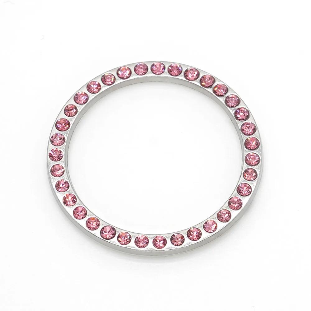 Car with Drill, One Key Start Ring, Circular Decoration, Engine Ignition Ring, Flashing Rhinestone Decoration Accessories