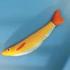Self-Entertaining Mint Fish Cat Teething Toy – Bite-Resistant Striped Fish Design