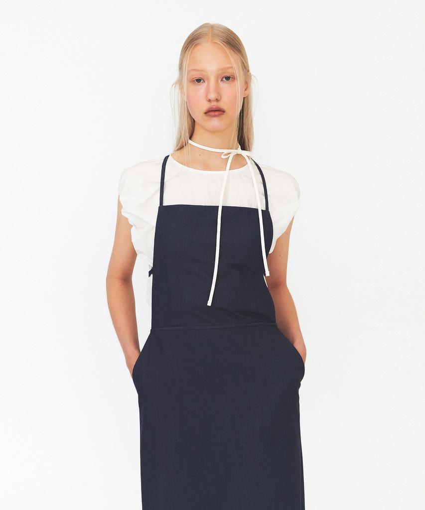 Daiaegeuneol Strap Sleeveless Dress (Blue)