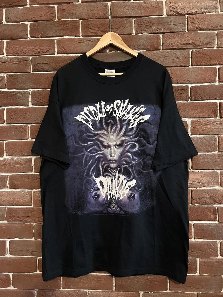 Rare Vintage 00s Danzig Circle SnJWes Horror Punk Band Tee