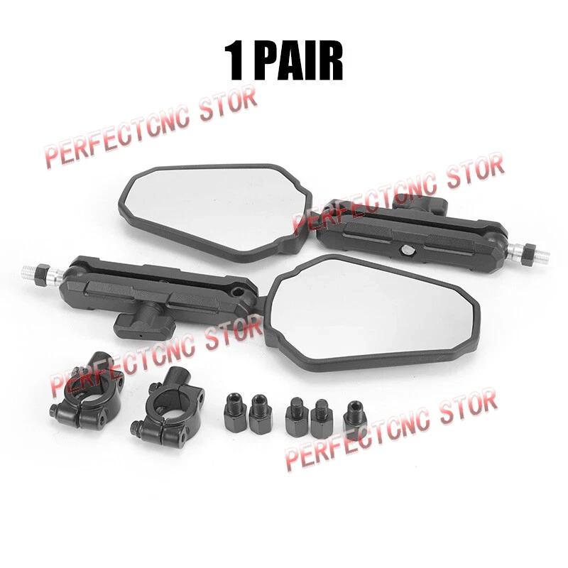

For 390 790 890 ADV Adventure Motorcycle West Wind Rearview Mirror ADVENTURE MIRROR KIT Foldable Mirrors Ball Stud With чорний