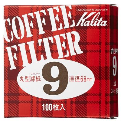 Coffee Filter for Mocha Express #9 Round Filter Paper 68mm 100 Pieces #21009 White