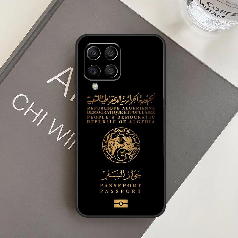 Algerian Algeria Passport Case For Samsung Galaxy M34 M54 M14 M31 M51 M12 M32 M52 M13 M23 M33 M53 M20 M30s M31s Cover