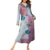 Women's Nightgown Long Loungewear V-neck Nightdress With Pockets