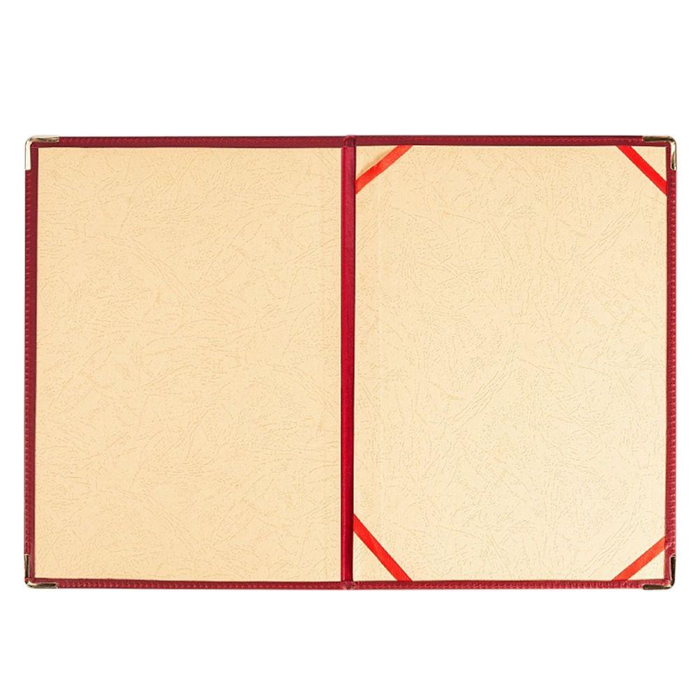 A4 Leerer Ordner PU-Leder Zeugenhalter Gute Qualität Hülle Abdeckung