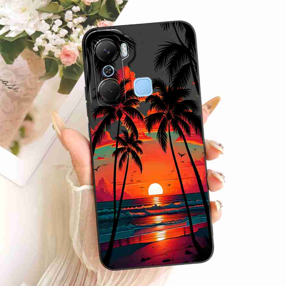 For Infinix Hot 12 Pro X668C Case Silicone Back Cover Full Protection For Infinix Hot 12Pro 6.6" Popular Patterns Phone Casing
