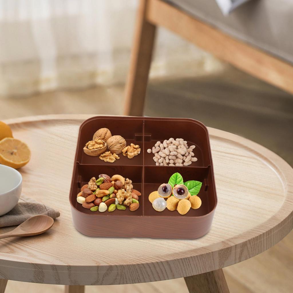 Appetizer Plate Candy Nut Serving Organizer Dining Table Dried Fruit Storage Tray for