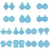 DIY Silicone Casting Mould Earrings Mold Epoxy Resin Mold Keychain Pendant Ear Studs