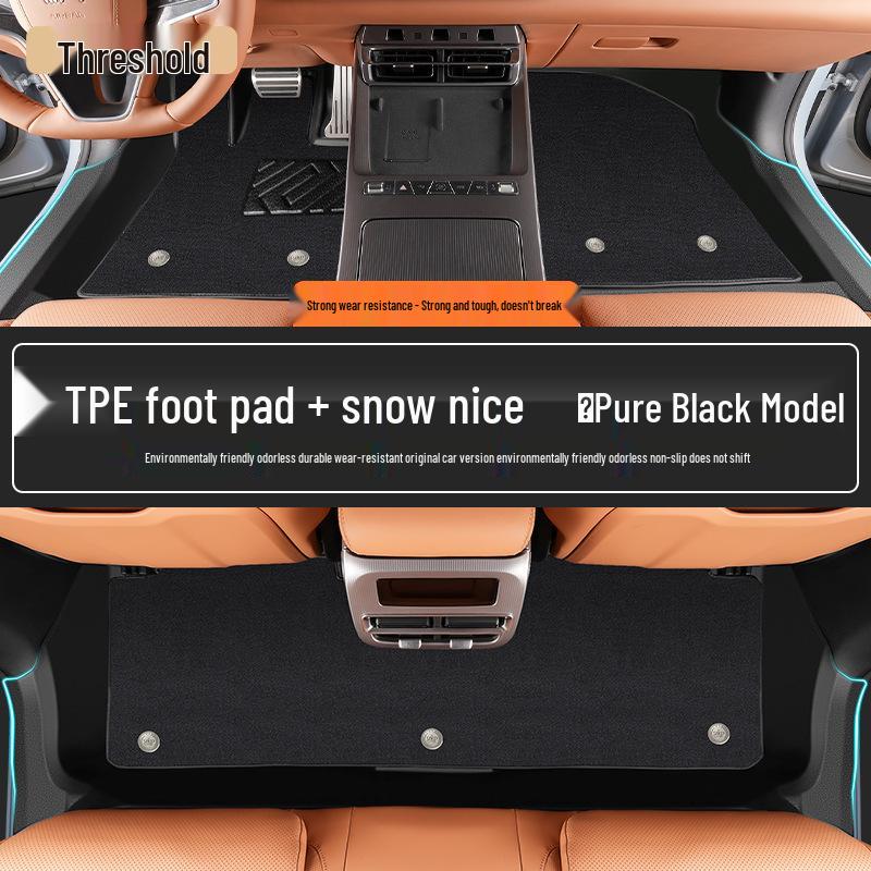 2025 BYD Han L EV/DMP TPE Floor Mats Full Coverage Interior Modification