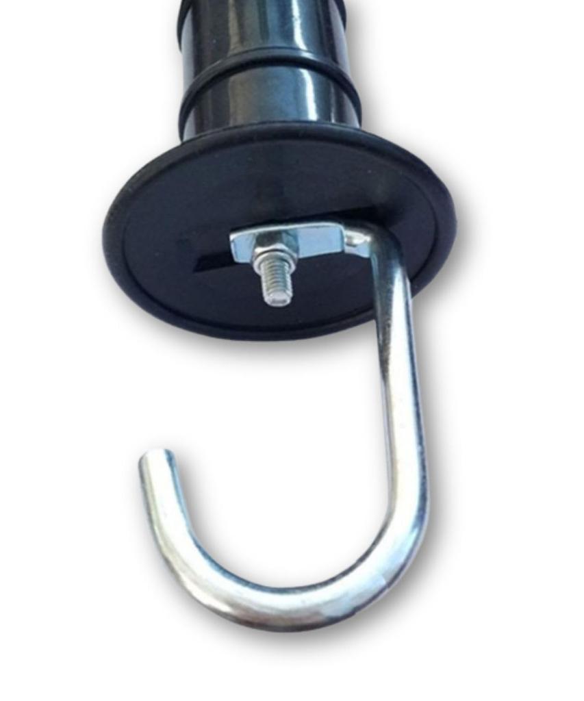 Leap Raupe Electric Fence Gate Clips, Electric Fence Gate Grip Handles, Gate Handles, Electric Fence Handle Grips, 23cm, 5-Piece Set, Black, B