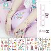 Children's Waterproof Princess Cartoon Tattoo Stickers for Birthday Parties