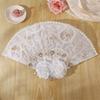 Ein Hochzeitsdekorationsfächer, Schneewittchen Kunstblumen Dekoration Hochzeitsbedarf, geeignet für Brautengagement und Hochzeitszeit,