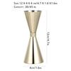 Stainless Steel 25Ml 50Ml Cocktail Ounce Cup Double Jigger Measuring Device for Bar Party Drink Mixing Wine Measuring Cup