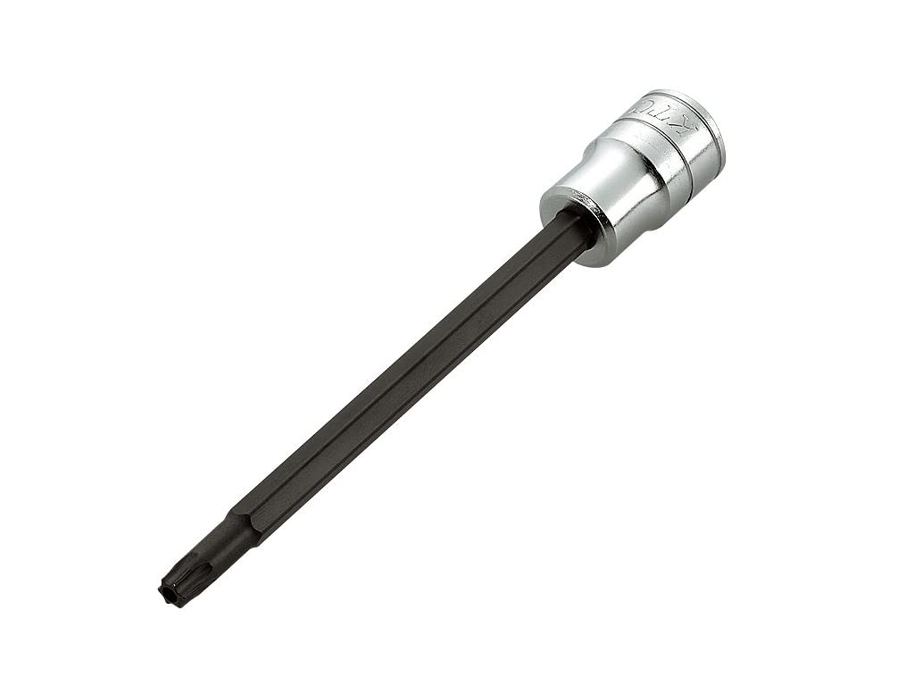 

Kyoto Machinery Tools Long Torx Bit Socket T40 BT3T40HL (KTC) 9.5mm (3/8 inch) T-type Tamper-proof