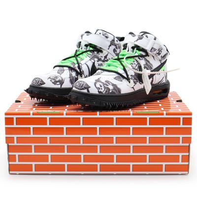 DR0500-102 Off-White Air Force 1 Mid Grim Reaper Electro Grøn (Mænds)