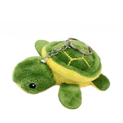 Chaveiro de Pelúcia Macio de Tartaruga Fashion para Homens Mulheres Chaveiro de Anime Pingente de Bolsa de Tartaruga Fofa Brinquedos para Crianças Chaveiros de Carro