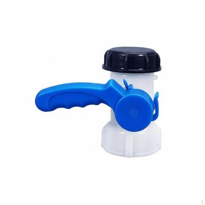 Tank Butterfly Valve Harsh and Resistant Tote Leak Securly Design Ton Barrel Faucet Connector for