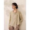 New Chinese Style Lyocell Blend Loose Long Sleeve Shirt