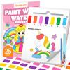 Water Painting Book Princess Design Watercolor Book with 25 Sheets of Thick 120gsm 2 and 2 Refill Paint Sheets Durable Painting Set with
