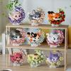 Mini Dog Cat Panda Raccoon Cute Pet Building Blocks Model Toy Set Christmas Birthday Gifts for Kids Boys Girls