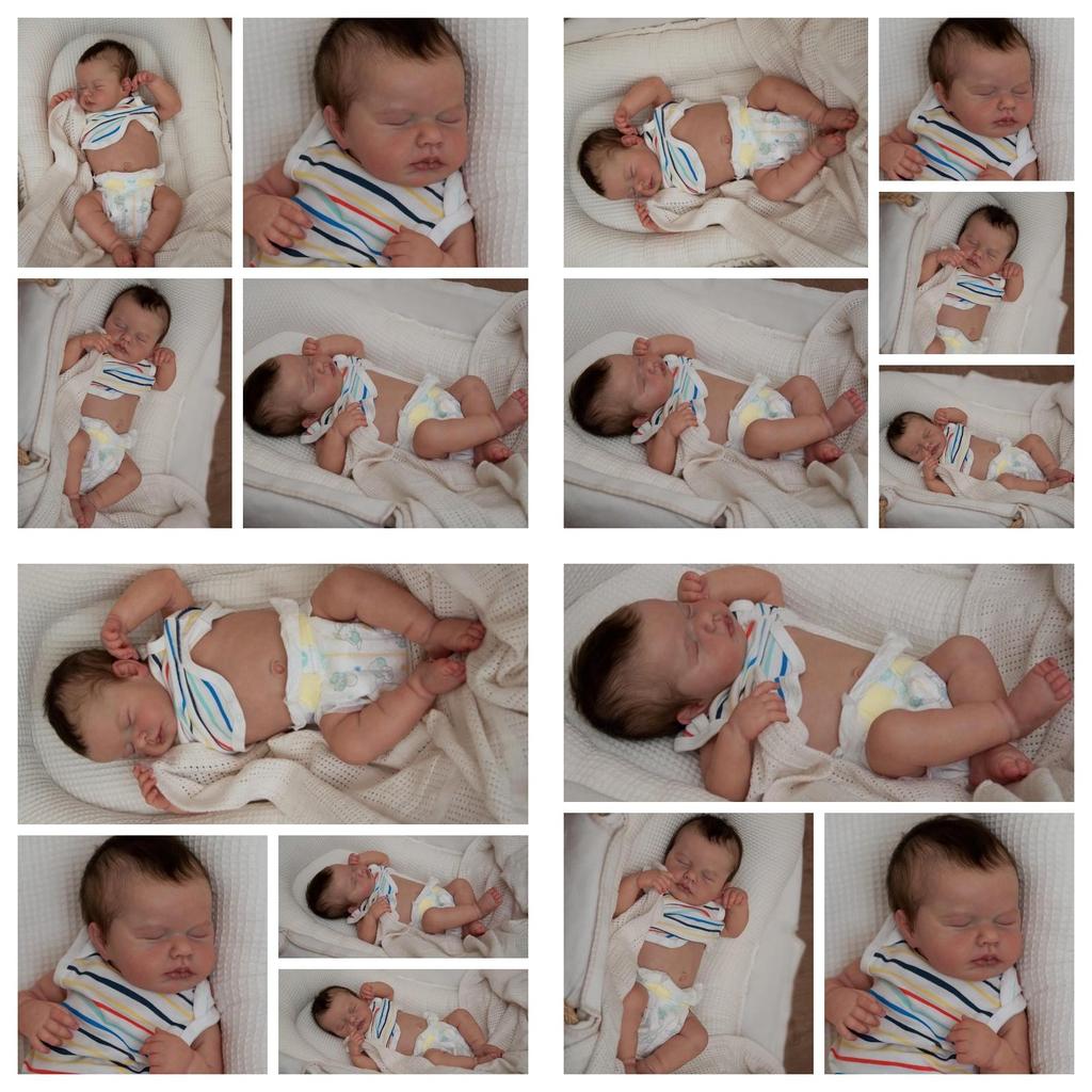 Npk 19-inch Reborn Loulou Silicone Baby Doll Realistic And Adorable Toy For Children Ages 4-6 Years