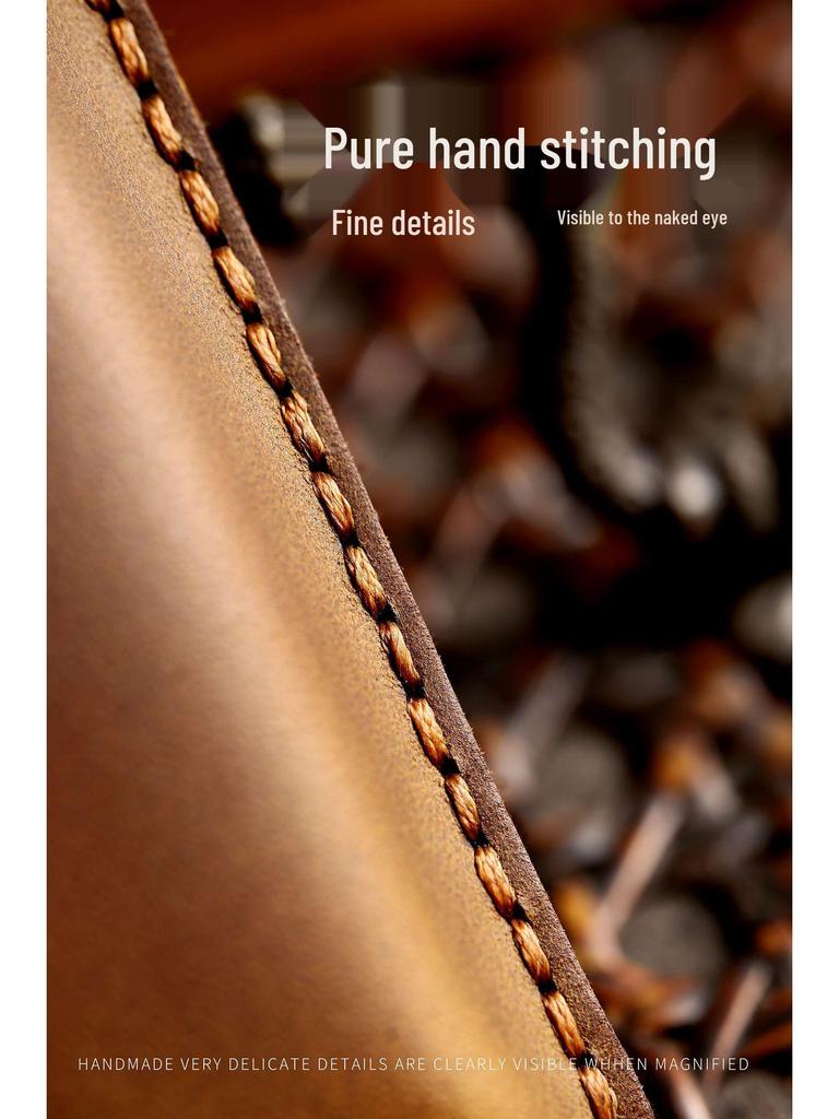 Genuine Leather Handmade Key Case for Roewe RX5Plus, I5, and i6Max, MG5 Car Models.