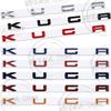 NEW For Kuga Logo Lettering ST Line Metal Badge Stickers Car Rear Trunk Body Emblem Auto Accessories
