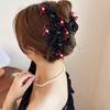 Large Size Pearl Hair Claw Lace Lace Claw Clip Creative Hairpins  Women Girl