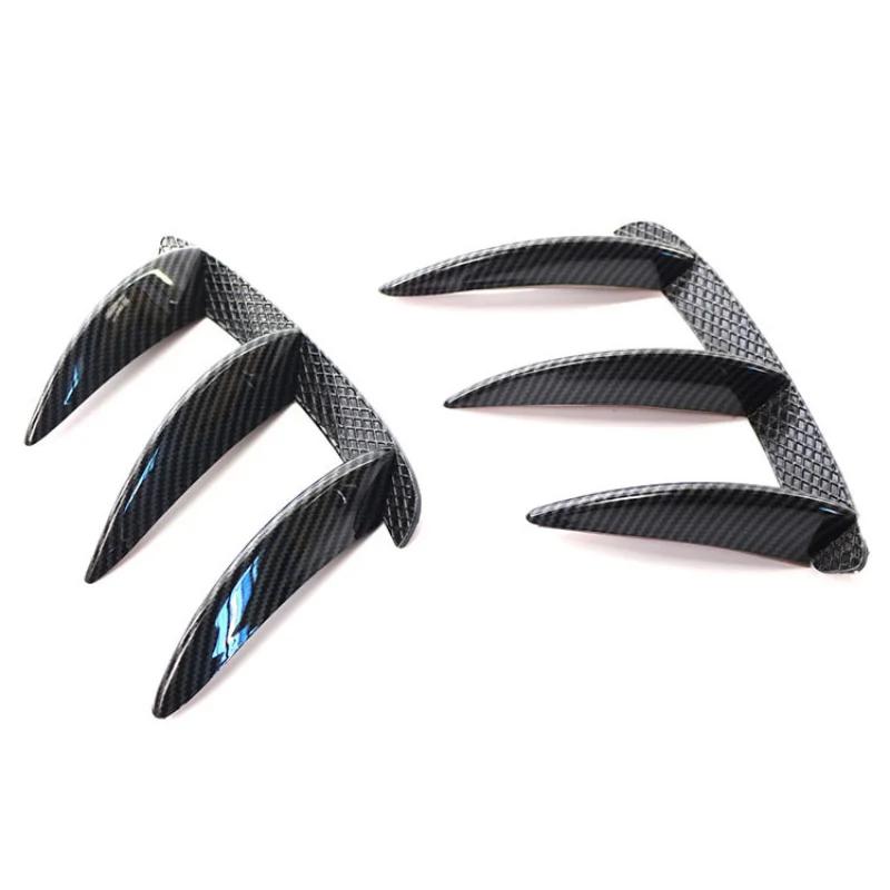Car Rear Bumper Spoiler Side Canard Splitter Air Vent Cover For Mercedes Benz W176 A200 A250 A260 A45 2013-2018