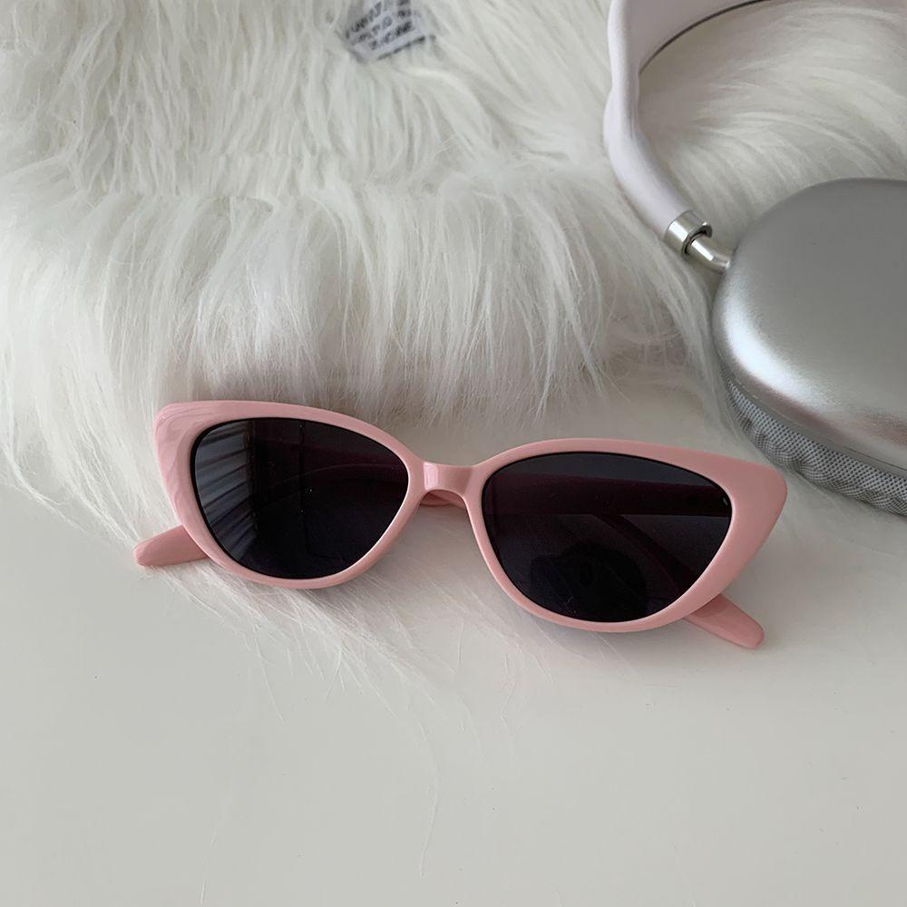 

New Fashion Vintage Cat Eye Women Sunglasses Vintage Small Frame Sun Glasses for Men Luxury Brand Outdoor Eyewear UV400 розовый