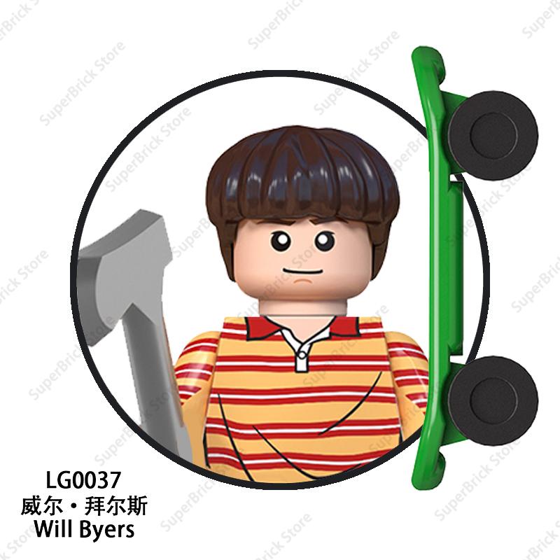 Montauk Upside Down World Building Blocks Demogorgon Vecna Eleven Mini Action Figures Bricks Model Movies Dolls Toys Kids Gift