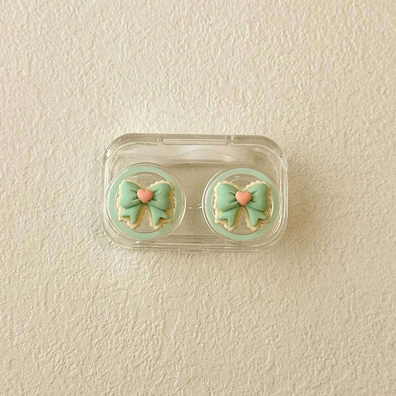 Macaron kolorowe etui na soczewki kontaktowe dziewczyna czarne fioletowe etui na soczewki kontaktowe z silikonową pęsetą mini kieszonkowe pudełko