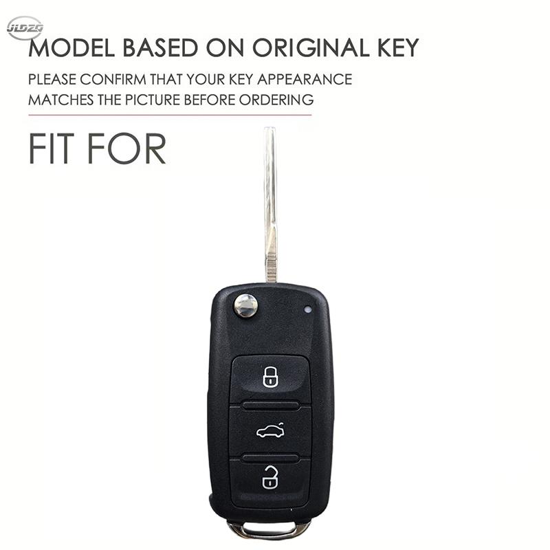 Car Remote Key Case Cover For Volkswagen Vw Polo Golf Passat Tiguan Beetle Caddy T5 Up Eos Skoda Octavia Seat Leon Altea