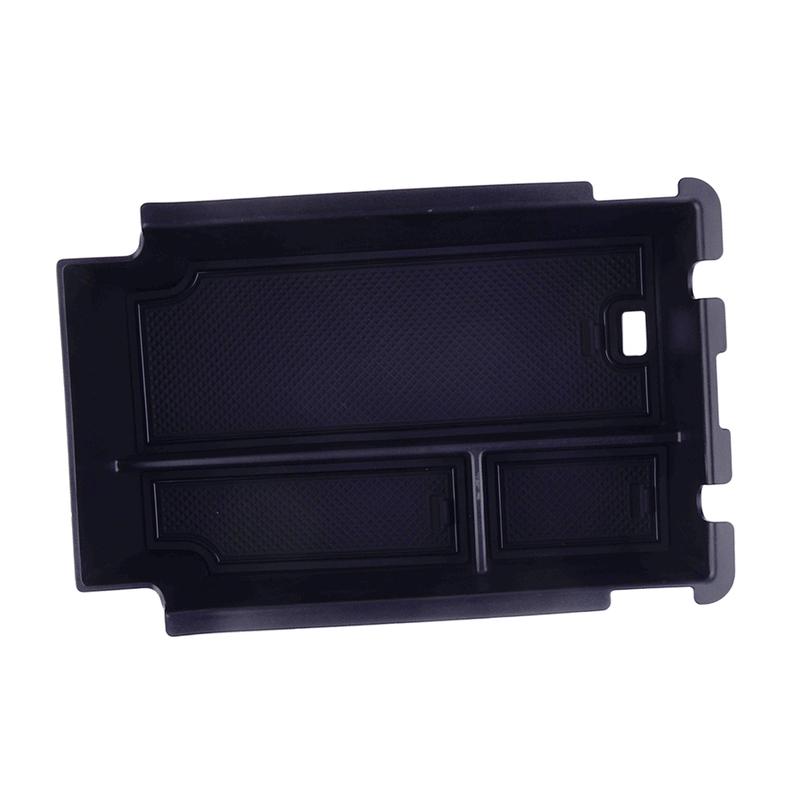 Car Center Armrest Storage Box Organizer Tray With Black Pad Fit For Subaru Crosstrek 2024-