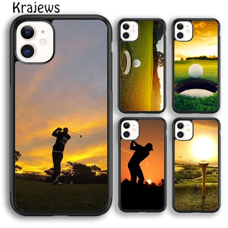 GOLF GOLFER GOLFING SUNSET Phone Case Cover For iPhone 17 Air 16 15 14 plus 12 13 pro max coque Shell Fundas