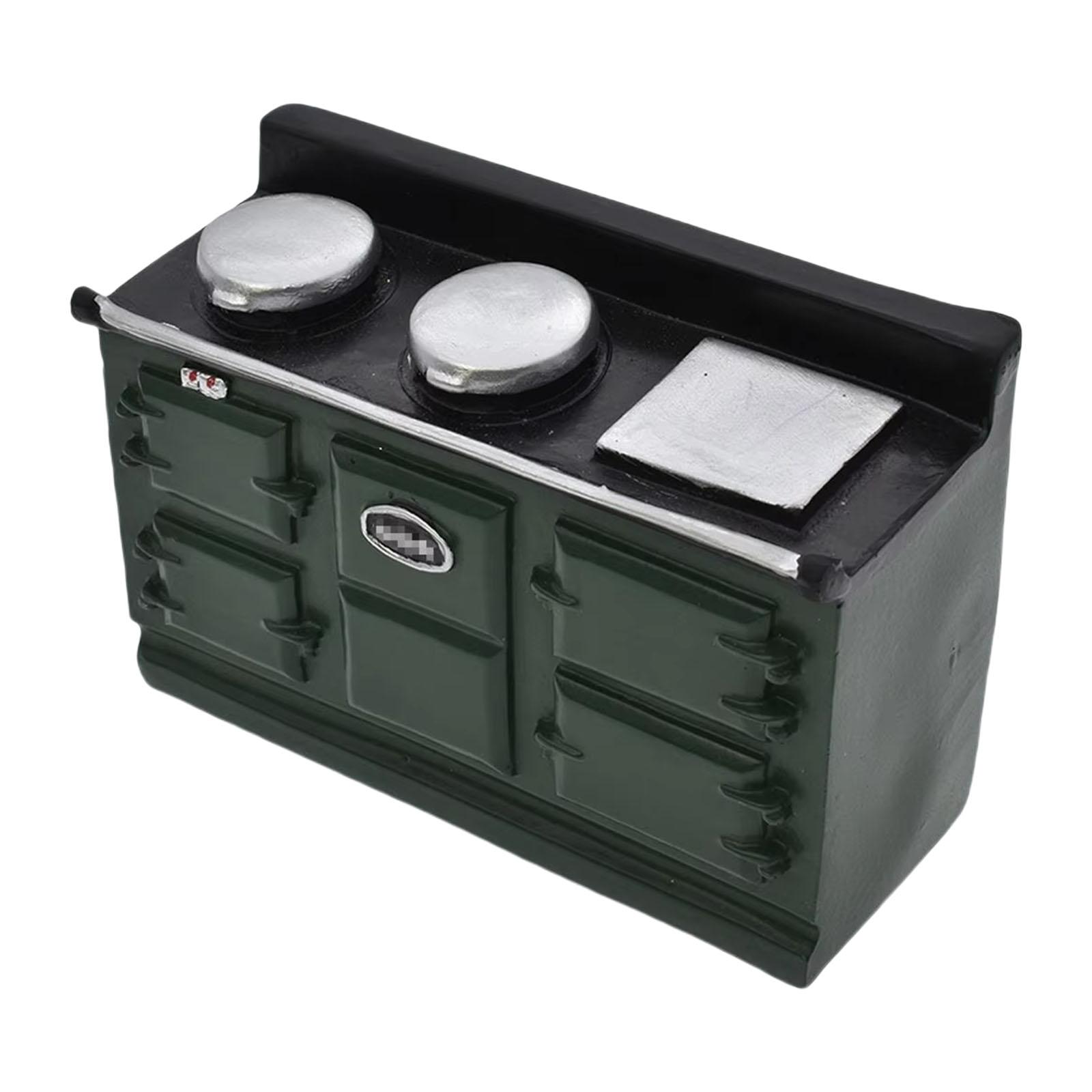 

Миниатюрная кухонная газовая плита масштаба 1/12 для декора кукольного домика и реквизит для фотосъемки 4