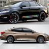 2PCS DIY Car Both Sides Body Stickers Stripes Waterproof Auto Door Decals Automobiles Products Car Wrap Vinyl Film Accessories