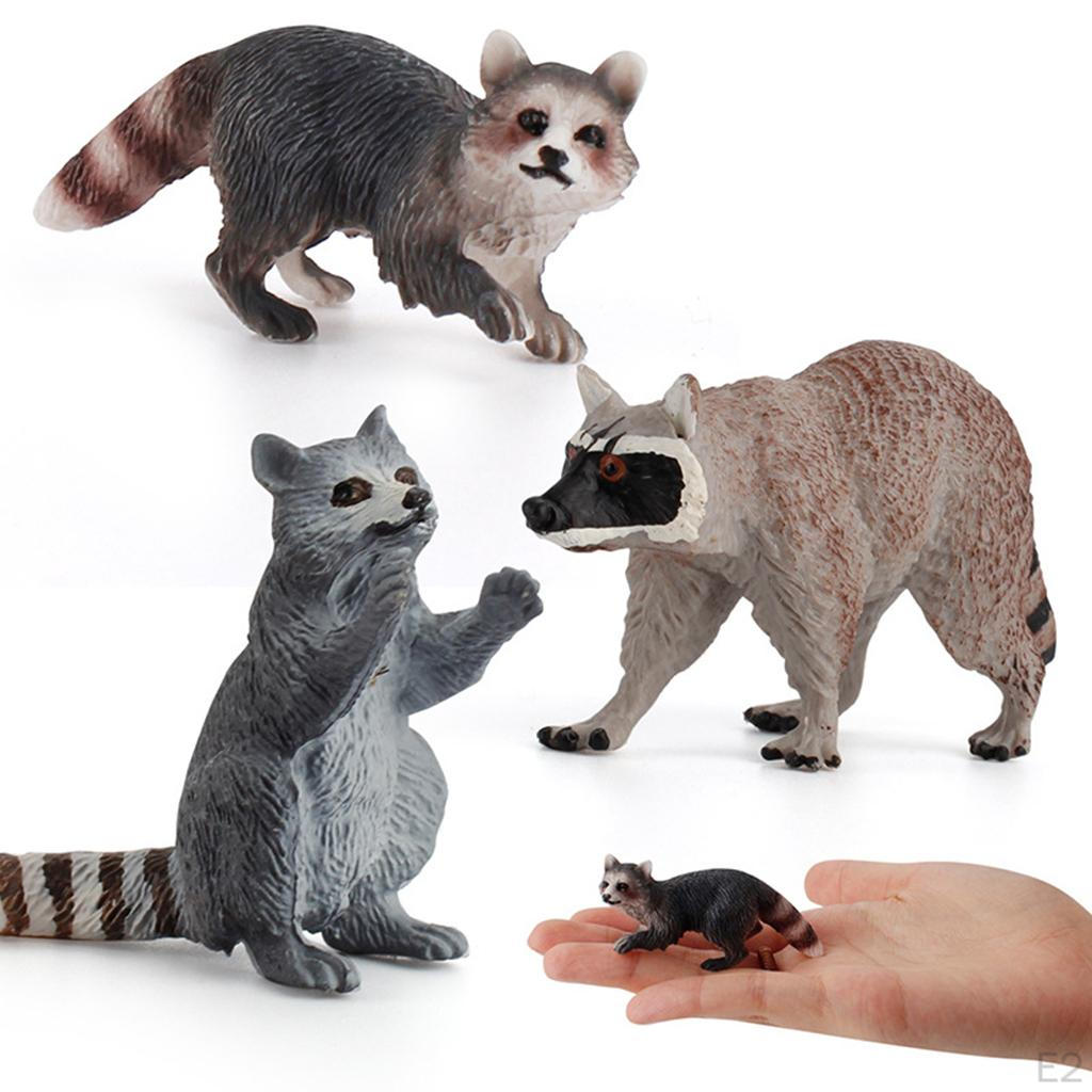 Wildtier Nordamerikanischer Waschbär Figuren Miniaturmodell