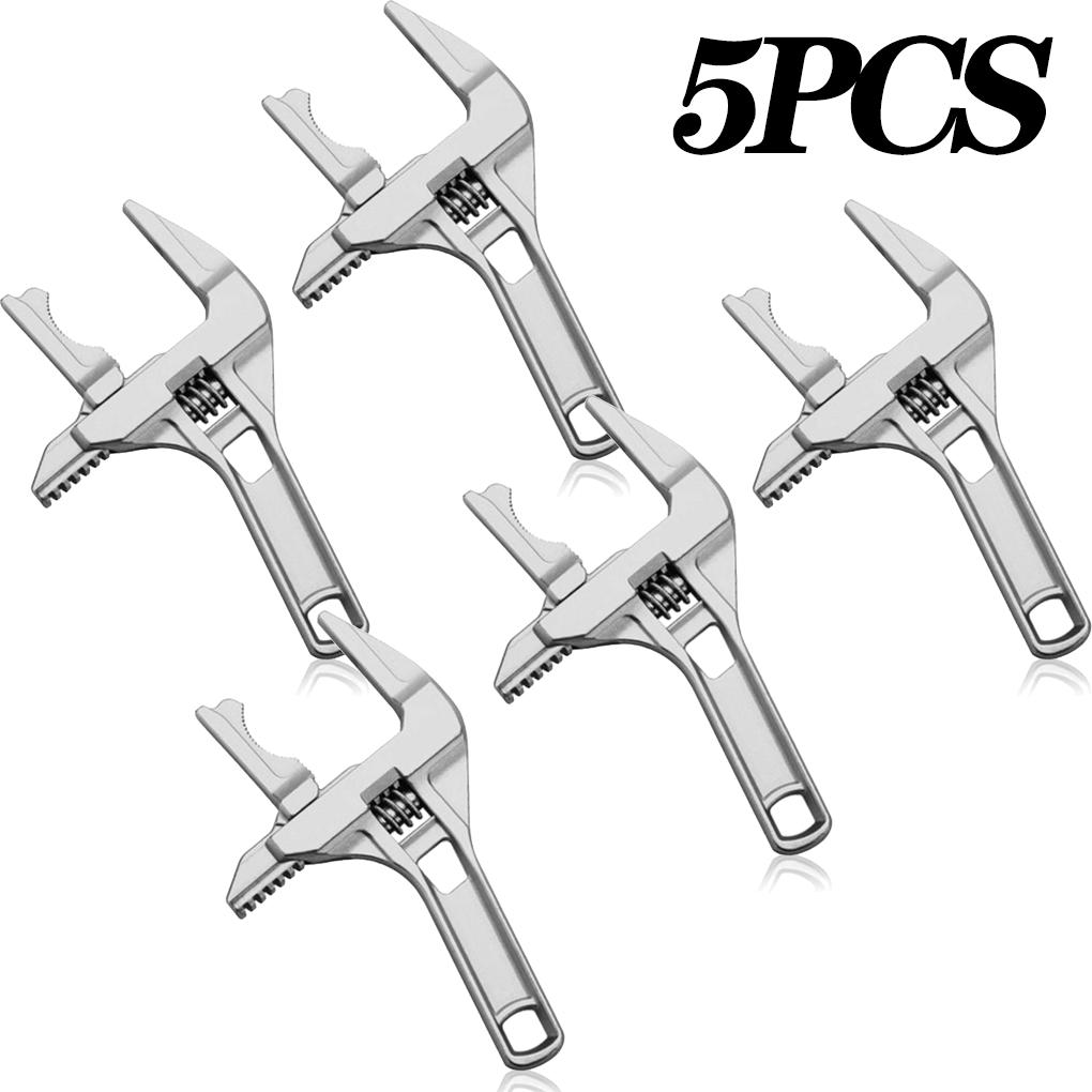 Bathroom Plumbing Wrench Short Handle Repairing Large Opening Spanner Basin Sink Multifunctional Faucet Pipe Tubing Hand Tool