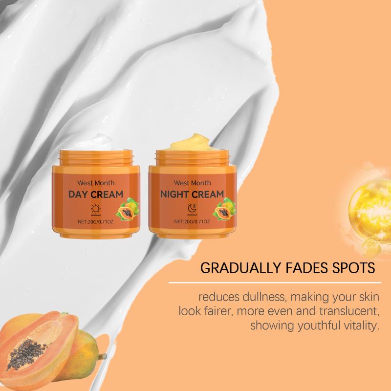 Papaya Aufhellungscreme Gleichmäßiger Hautton Sommersprossenentferner Pigmentflecken aufhellen Feuchtigkeitsspendende leichte Creme für alle Hauttypen 40g