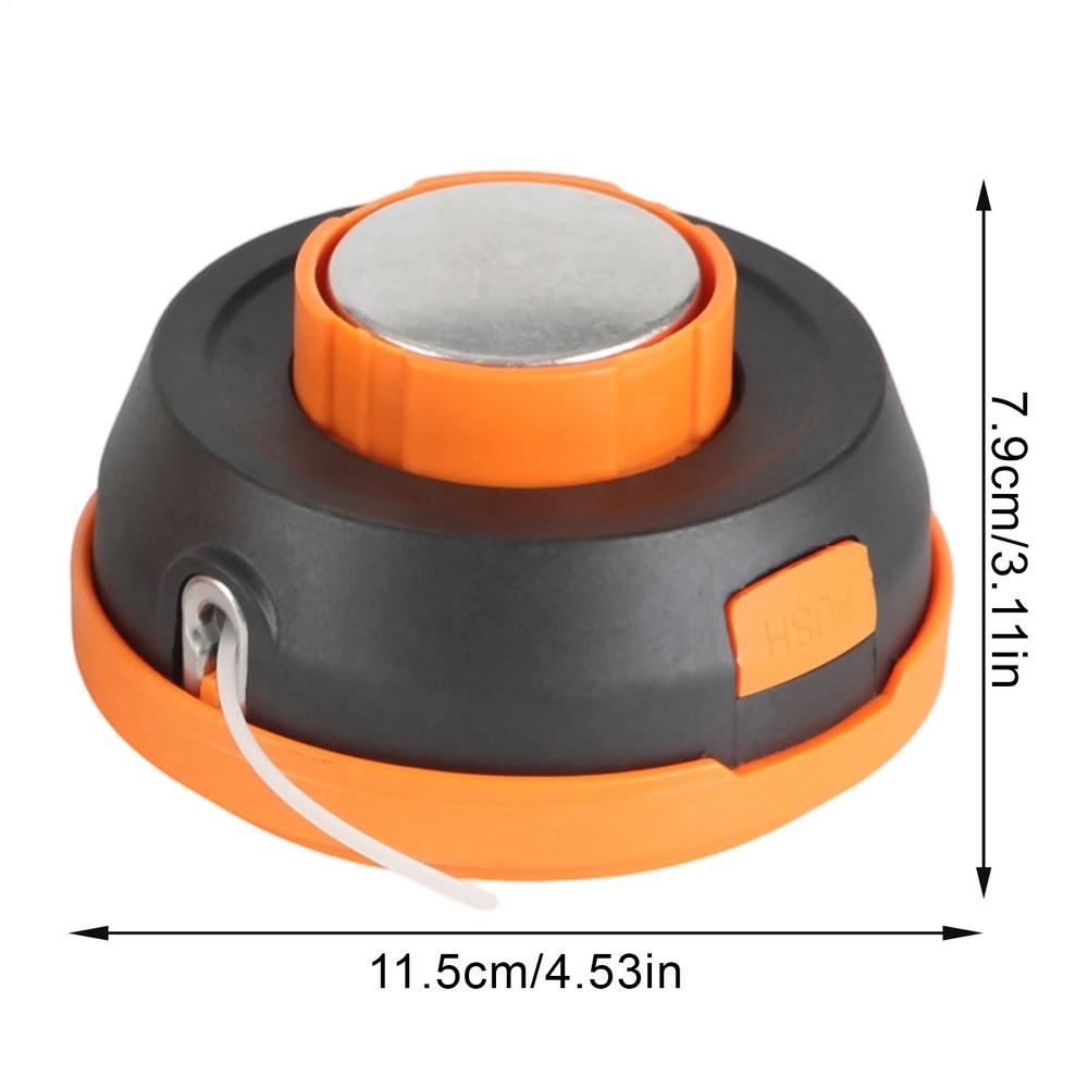 String Trimmer Attachments Easy Installation Lawnmower Replacement Part Steel Wire Trimmer Head For Lawn Care Landscaping