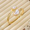 IF ME Fashionable Irregular Baroque Bangle for Women Vintage Metalic Open Cuff Bracelet Girls Party Wedding Jewelry Accessories