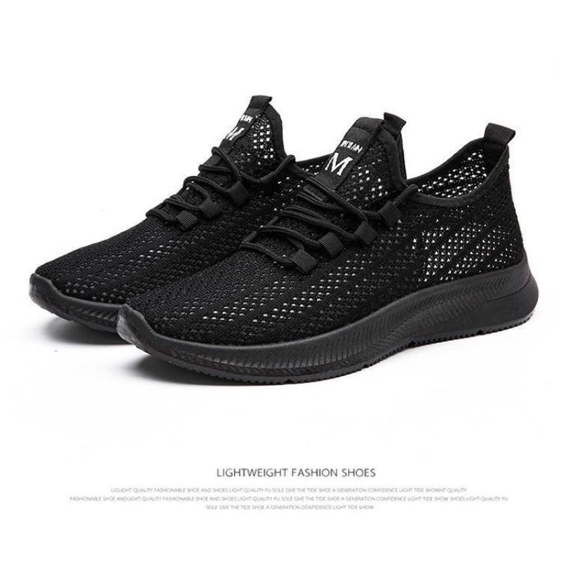 

Обувь Сетчатая обувь 2025 Весна и Лето Новый стиль Тренд Повседневная Тонкая Сетчатая обувь Кроссовки Дышащая Мягкая подошва Спортивная обувь 38
