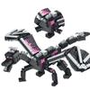 246 Stück Schwarzer Pixel Drache Filmmodell Bausteine, Halloween-Geschenke, Weihnachtsgeschenke, Geburtstagsgeschenke